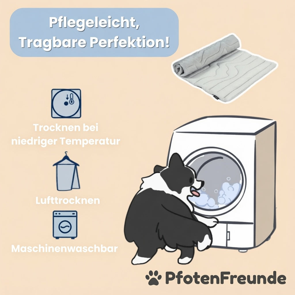 Coole Pfoten - Hunde Kühlmatte