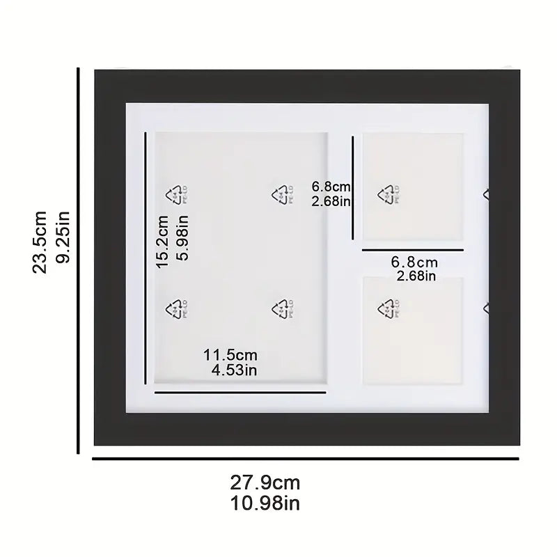 Pfotenrahmen - individueller Pfotenabdruck mit Bildern