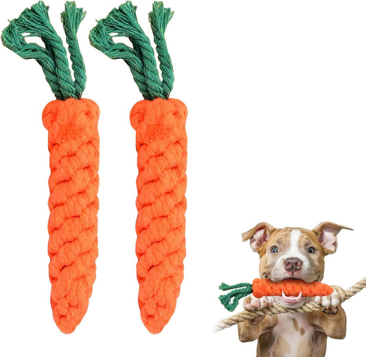 Karotten Hundespielzeug (Bio Baumwolle)
