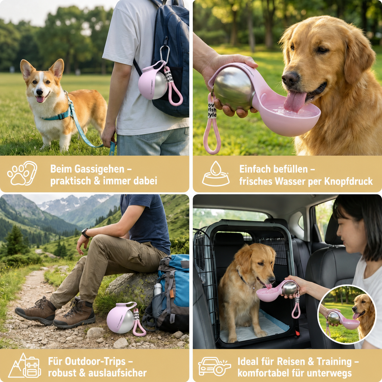Trinky - Hundetrinkflasche ToGo