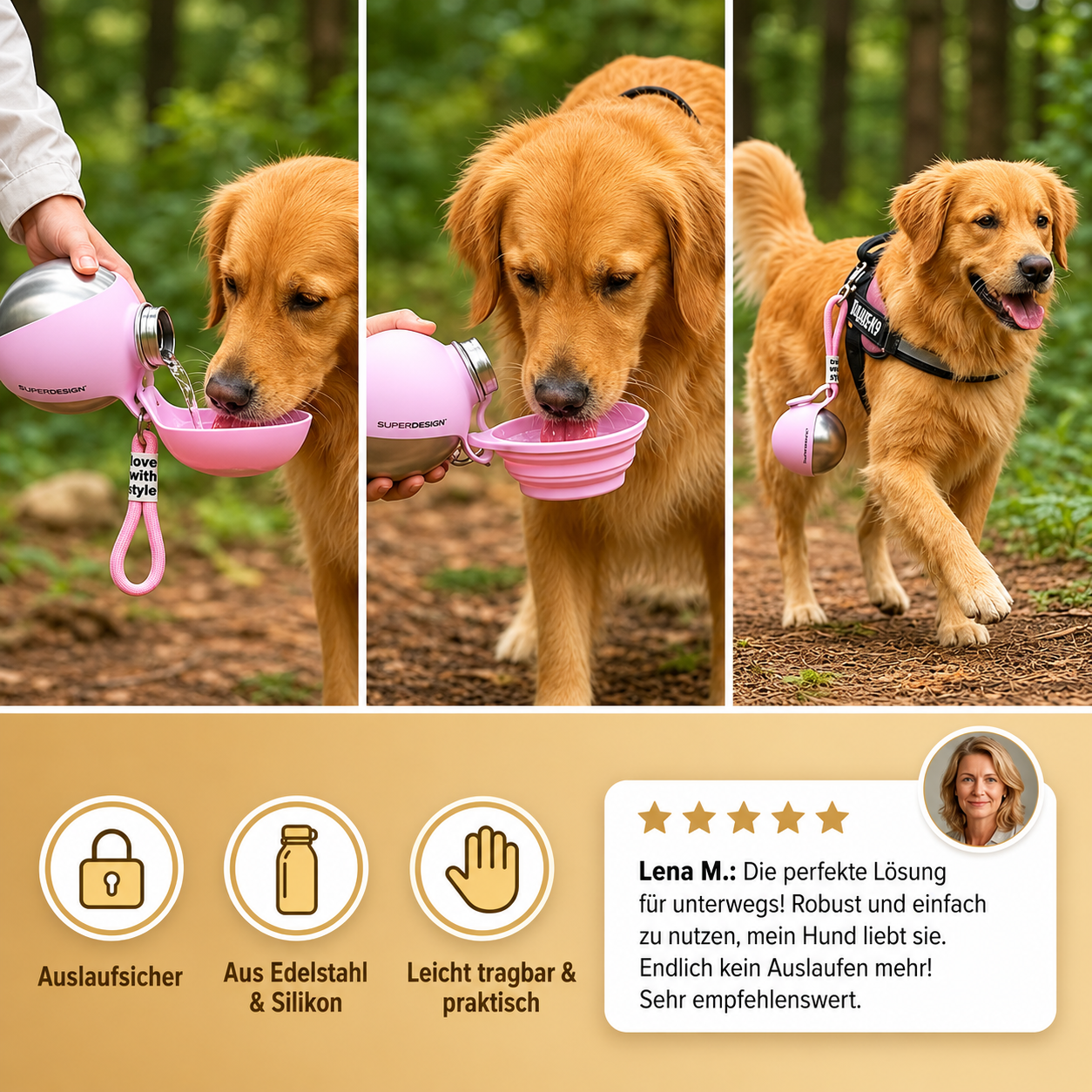 Trinky - Hundetrinkflasche ToGo