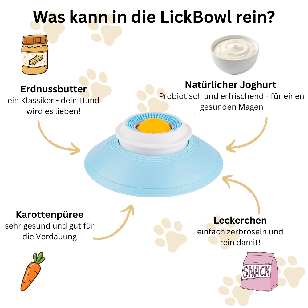 LickBowl - interaktive Schleckmatte